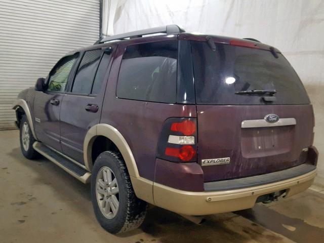 1FMEU74EX6UB43270 - 2006 FORD EXPLORER E BURGUNDY photo 3