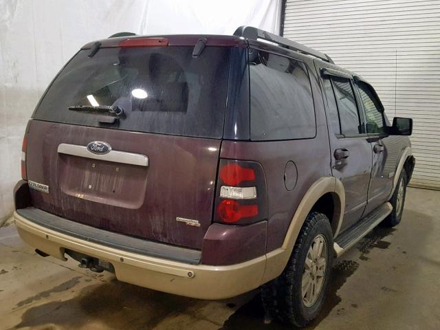 1FMEU74EX6UB43270 - 2006 FORD EXPLORER E BURGUNDY photo 4