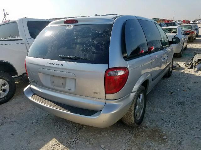 1D4GP45R76B628954 - 2006 DODGE CARAVAN SX SILVER photo 4