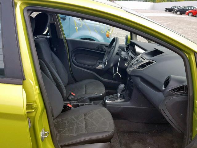 3FADP4BJ8CM106276 - 2012 FORD FIESTA SE GREEN photo 5