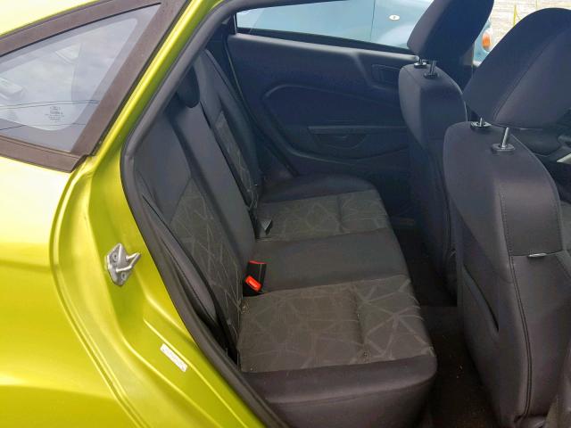 3FADP4BJ8CM106276 - 2012 FORD FIESTA SE GREEN photo 6