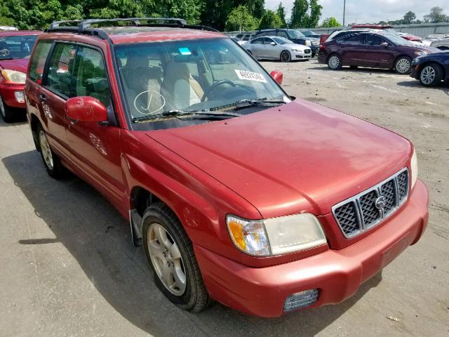 JF1SF65601H763944 - 2001 SUBARU FORESTER S RED photo 1