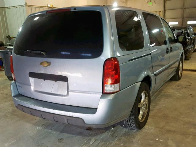 1GNDV23127D135767 - 2007 CHEVROLET UPLANDER L BLUE photo 4