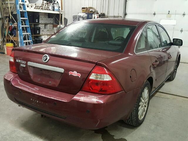 1MEFM42115G625239 - 2005 MERCURY MONTEGO PR 栗色 照片 4