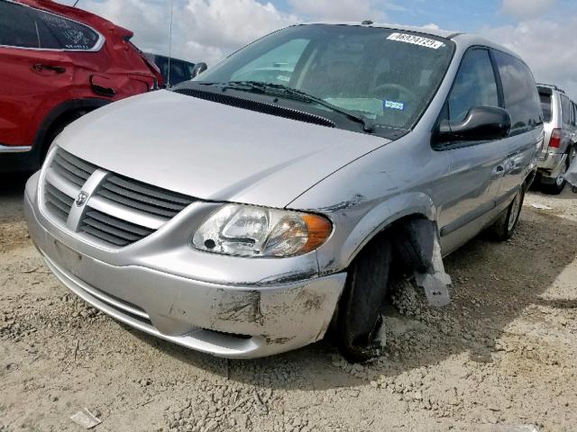 1D4GP45R86B703614 - 2006 DODGE CARAVAN SX SILVER photo 2