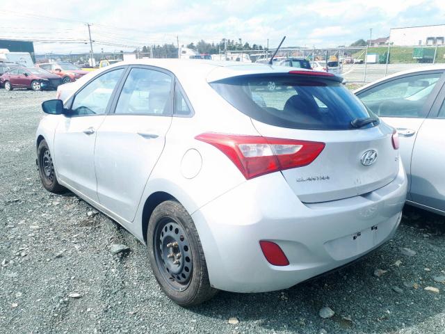 KMHD25LE1DU109996 - 2013 HYUNDAI ELANTRA GT SILVER photo 3