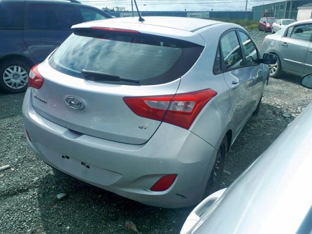 KMHD25LE1DU109996 - 2013 HYUNDAI ELANTRA GT SILVER photo 4