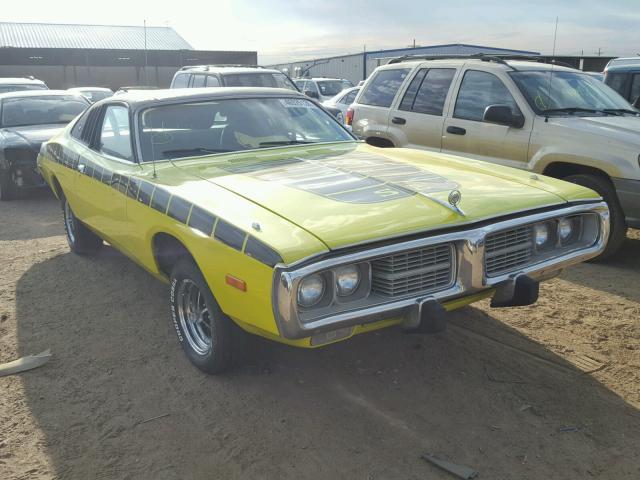 WP29M3G157282 - 1973 DODGE SUPER BEE YELLOW photo 1