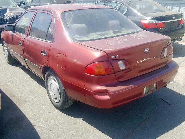 1NXBR12E1XZ141719 - 1999 TOYOTA COROLLA VE RED photo 3