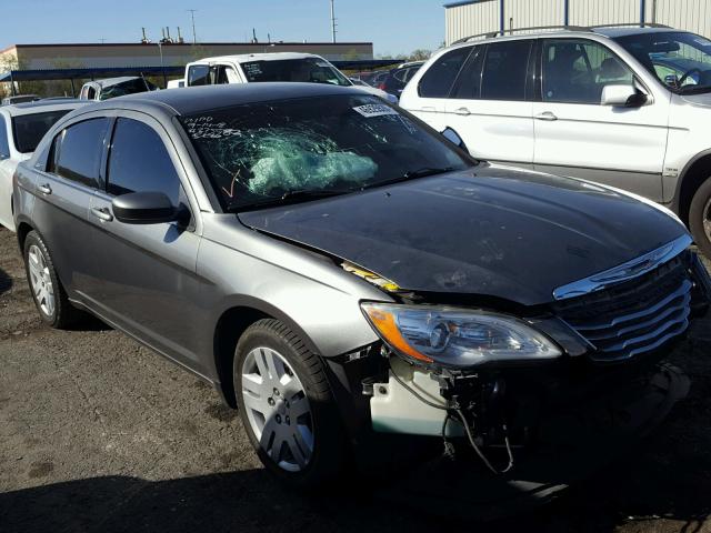 1C3CCBAB1CN273539 - 2012 CHRYSLER 200 LX GRAY photo 1