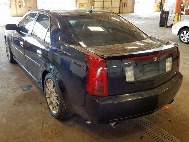 1G6DP577770172519 - 2007 CADILLAC CTS HI FEA BLACK photo 3