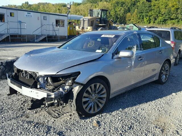 JH4KC1F53GC001384 - 2016 ACURA RLX TECH GRAY photo 2