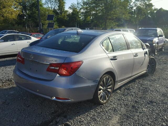 JH4KC1F53GC001384 - 2016 ACURA RLX TECH GRAY photo 4