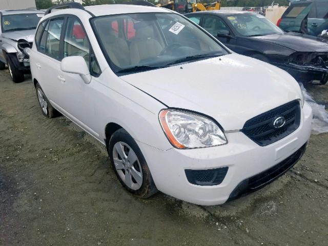 KNAFG526697252289 - 2009 KIA RONDO LX WHITE photo 1