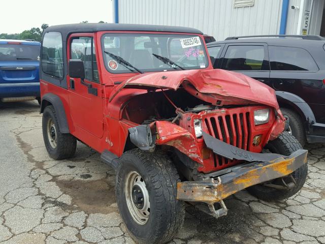 1J4FY19P8RP442032 - 1994 JEEP WRANGLER / RED photo 1