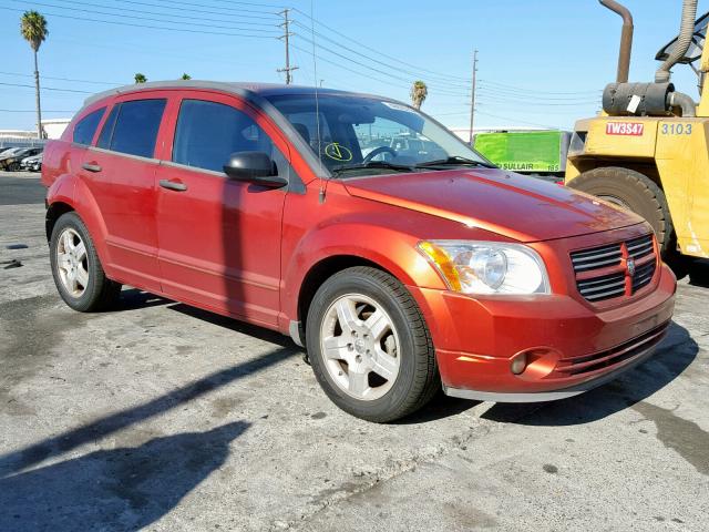 1B3HB48B68D733279 - 2008 DODGE CALIBER SX ORANGE photo 1