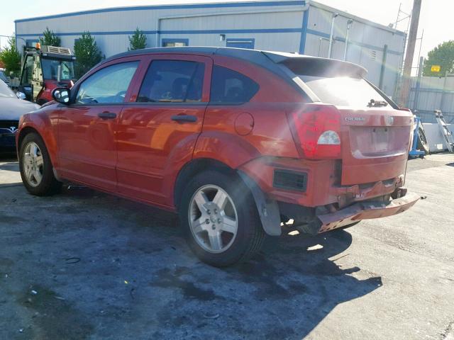 1B3HB48B68D733279 - 2008 DODGE CALIBER SX ORANGE photo 3