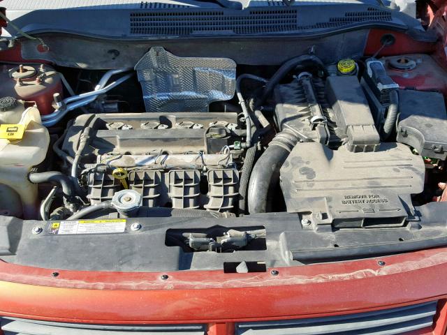 1B3HB48B68D733279 - 2008 DODGE CALIBER SX ORANGE photo 7