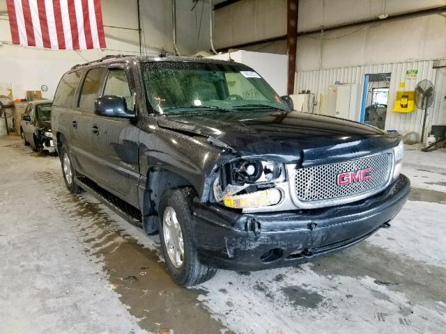 1GKFK66U63J318774 - 2003 GMC YUKON XL D BLACK photo 1