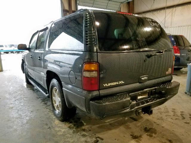 1GKFK66U63J318774 - 2003 GMC YUKON XL D BLACK photo 3