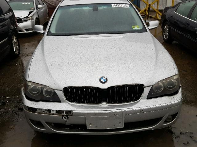 WBAHL83596DT06340 - 2006 BMW 750 I SILVER photo 7