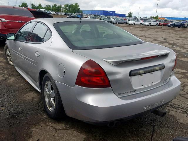2G2WP552061194477 - 2006 PONTIAC GRAND PRIX SILVER photo 3