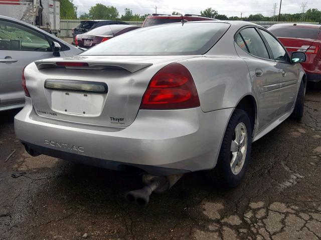 2G2WP552061194477 - 2006 PONTIAC GRAND PRIX SILVER photo 4