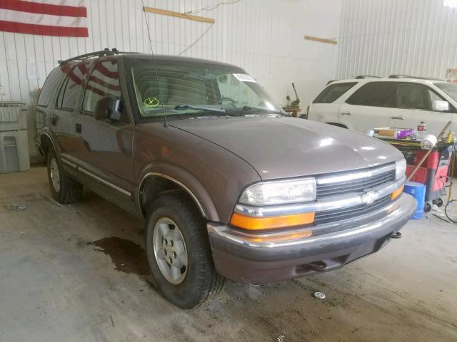 1GNDT13W0X2115489 - 1999 CHEVROLET BLAZER BROWN photo 1