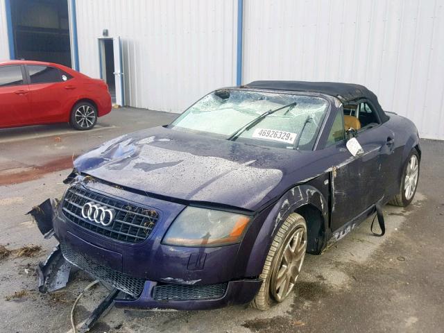 TRUTC28N151015999 - 2005 AUDI TT PURPLE photo 2