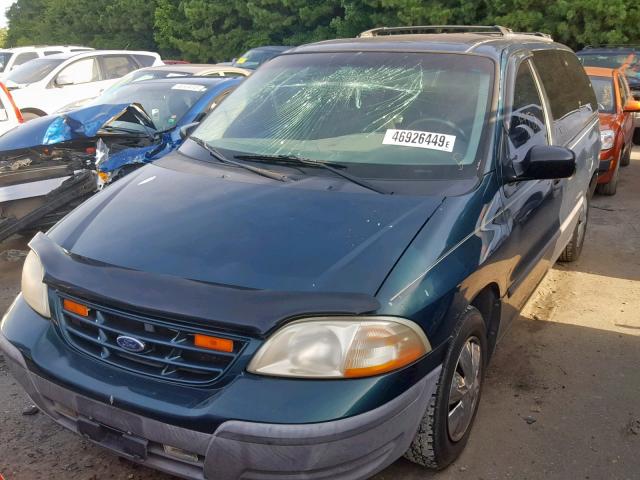 2FMZA5141XBB68284 - 1999 FORD WINDSTAR L GREEN photo 2