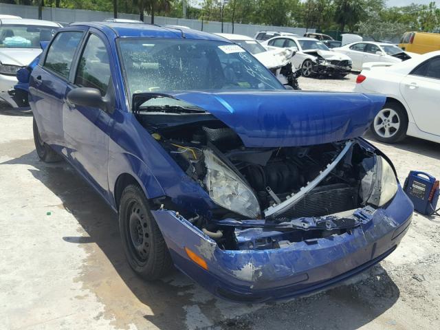 1FAHP34N76W117950 - 2006 FORD FOCUS ZX4 BLUE photo 1