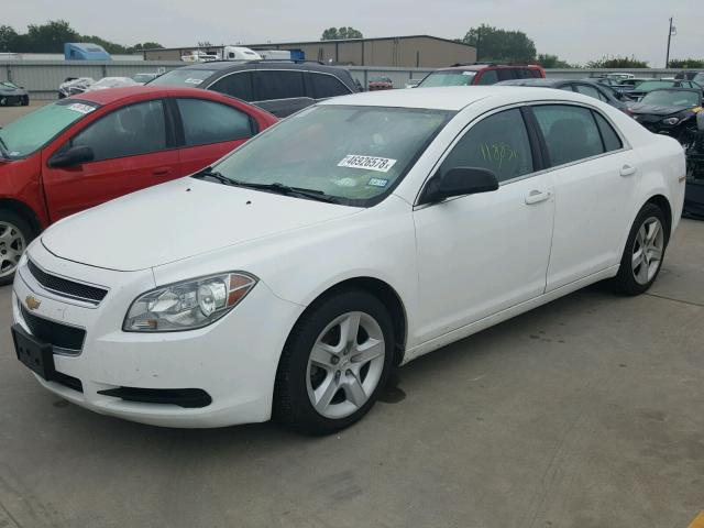 1G1ZA5EU6CF348005 - 2012 CHEVROLET MALIBU LS 白色 照片 2