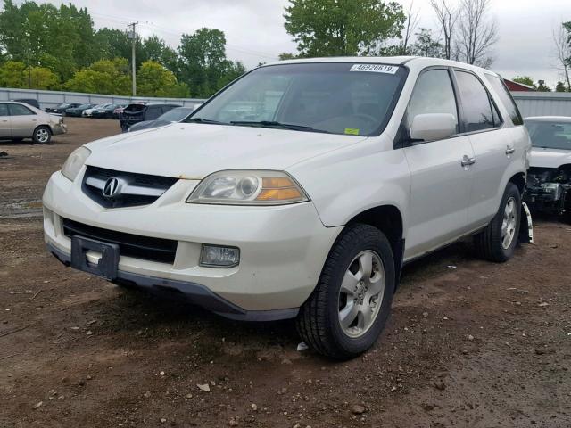 2HNYD18205H533563 - 2005 ACURA MDX WHITE photo 2