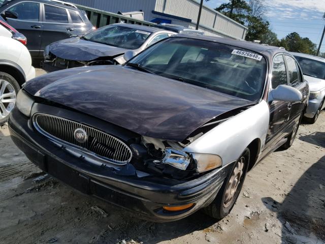 1G4HP54K714222340 - 2001 BUICK LESABRE CU BROWN photo 2