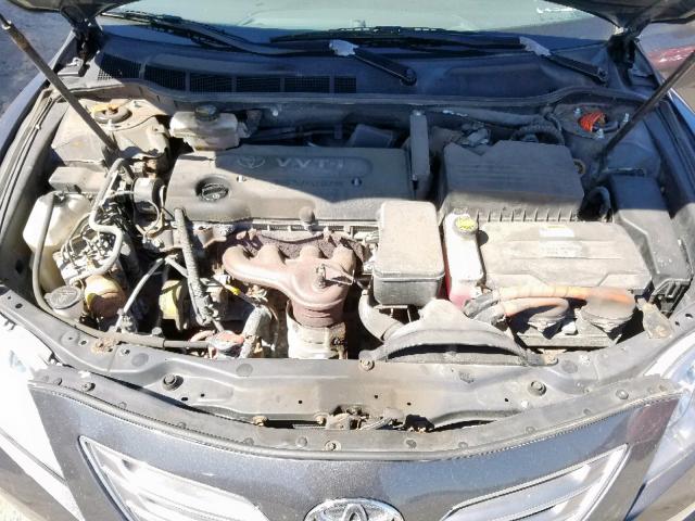 4T1BB46K17U029637 - 2007 TOYOTA CAMRY NEW GRAY photo 7