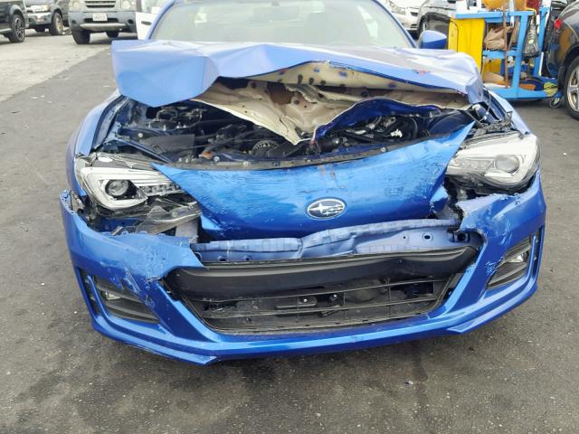 JF1ZCAC17H8603555 - 2017 SUBARU BRZ 2.0 LI BLUE photo 9