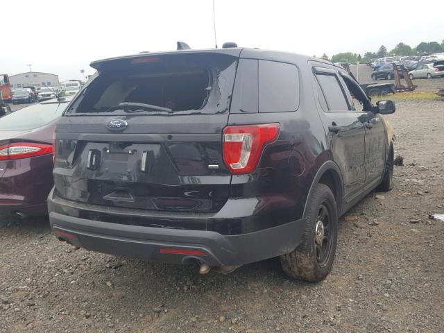 1FM5K8AR4GGB88658 - 2016 FORD EXPLORER P BLACK photo 4