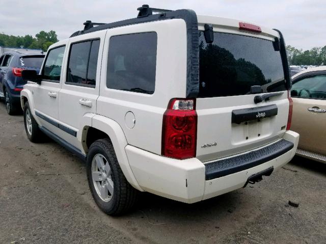 1J8HG48N78C151278 - 2008 JEEP COMMANDER თეთრი ფოტო 3