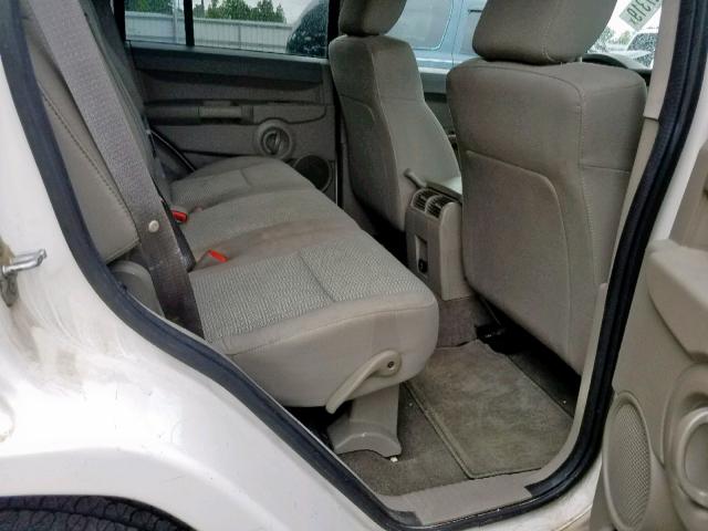1J8HG48N78C151278 - 2008 JEEP COMMANDER თეთრი ფოტო 6