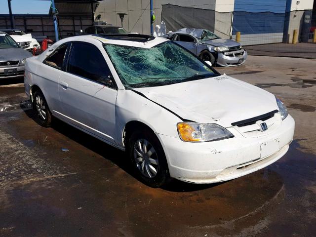 1HGEM22922L066747 - 2002 HONDA CIVIC EX WHITE photo 1