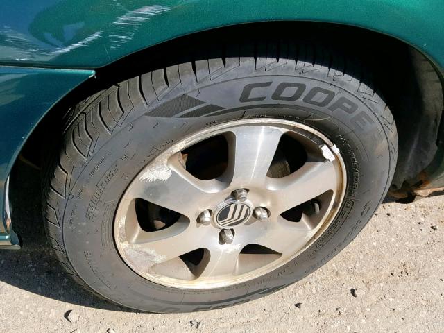 1MEFM66L0XK617088 - 1999 MERCURY MYSTIQUE L GREEN photo 9