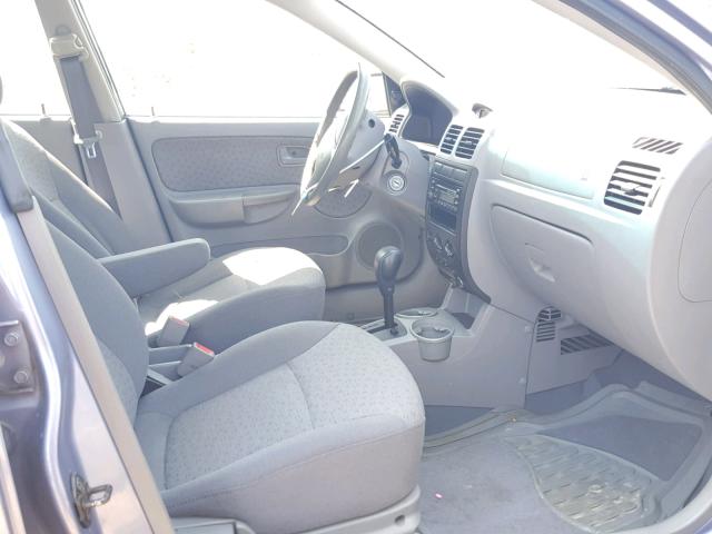 KNADC125936263545 - 2003 KIA RIO BLUE photo 5