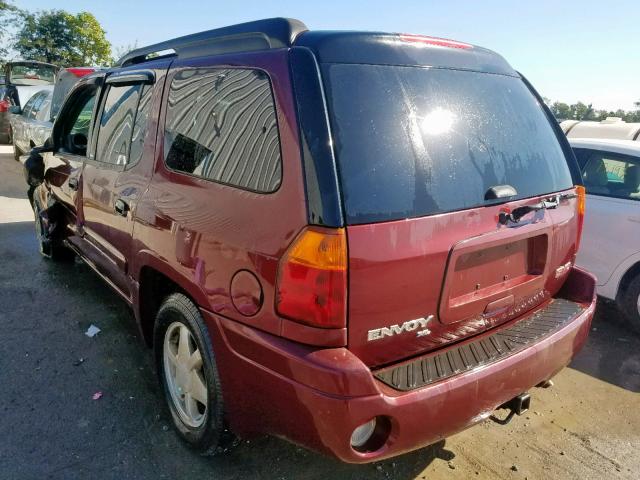 1GKES16S836217168 - 2003 GMC ENVOY XL MAROON photo 3