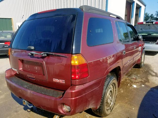 1GKES16S836217168 - 2003 GMC ENVOY XL MAROON photo 4