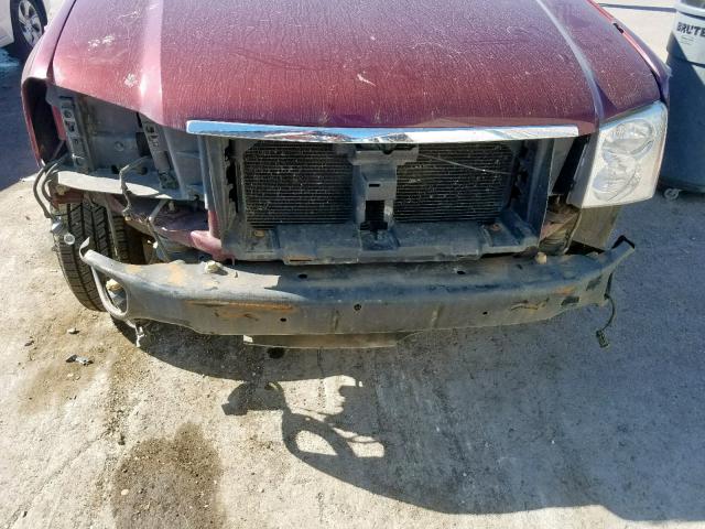 1GKES16S836217168 - 2003 GMC ENVOY XL MAROON photo 9