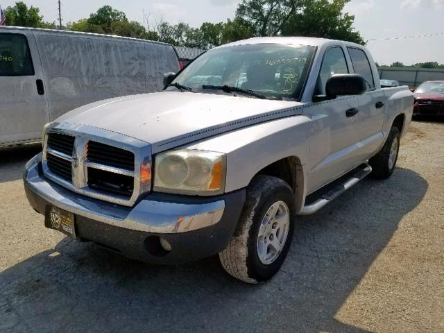 1D7HE48K85S142437 - 2005 DODGE DAKOTA QUA GRAY photo 2