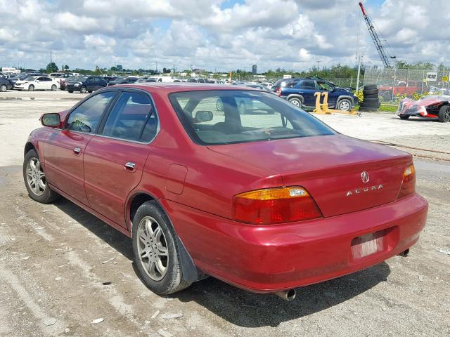 19UUA5678YA039281 - 2000 ACURA 3.2TL RED photo 3