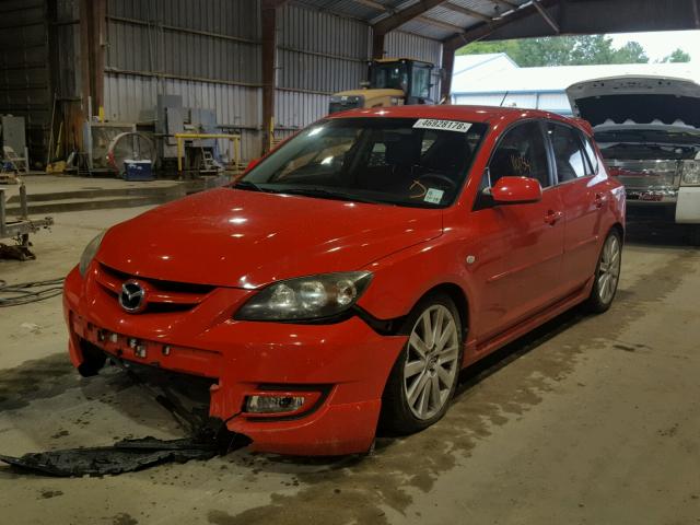 JM1BK34L881103746 - 2008 MAZDA SPEED 3 RED photo 2