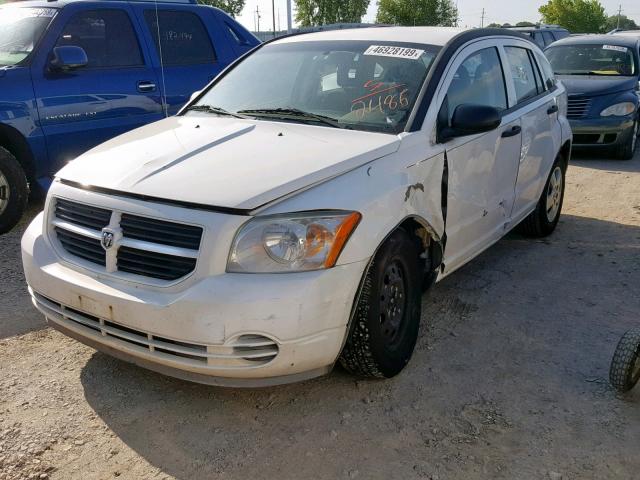 1B3HB28CX9D202486 - 2009 DODGE CALIBER SE WHITE photo 2