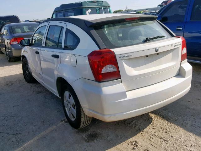 1B3HB28CX9D202486 - 2009 DODGE CALIBER SE WHITE photo 3